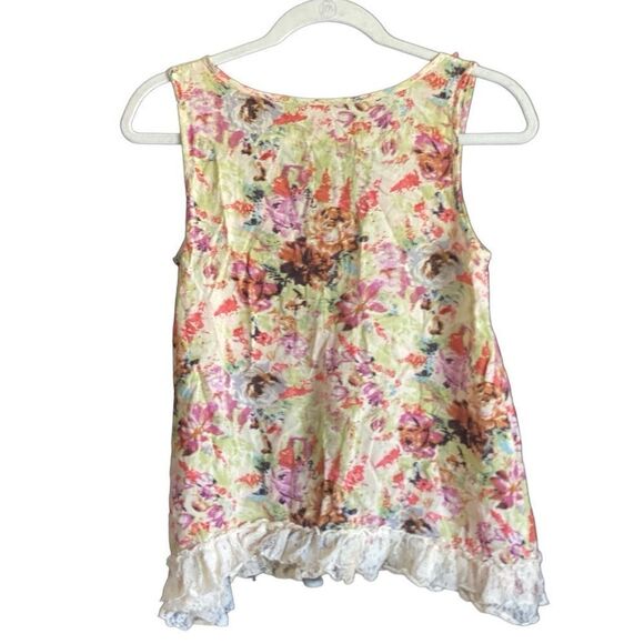 Angie Spring Summer Sleeveless Blouse. Size Small. - Picture 3 of 5